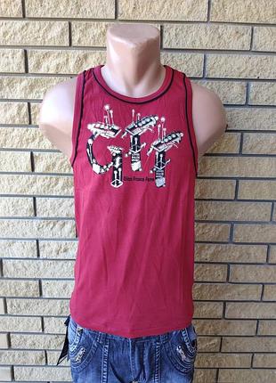 Футболка, майка-борцовка чоловічий брендовий логотип nn, туреччина