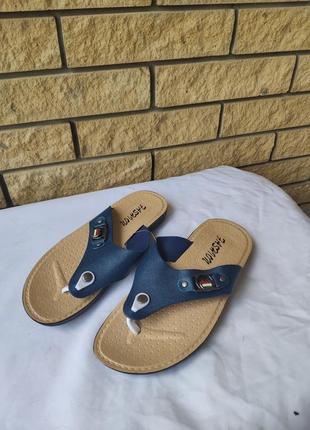 Шлепанцы мужские на резиновой  подошве fashion