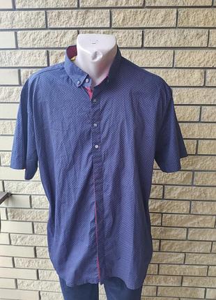 Сорочка чоловіча річна коттоновая великих розмірів брендовий високої якості all brother, туреччина
