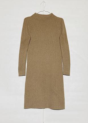Теплое платье в рубчик uniqlo 4