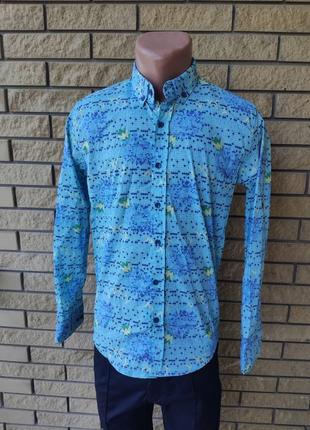 Рубашка мужская коттоновая стрейчевая брендовая высокого качества online, турция