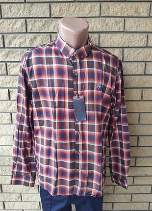 Рубашка мужская коттоновая брендовая высокого качества jff, турция
