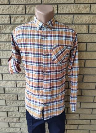 Рубашка мужская байковая коттоновая брендовая высокого качества complo, турция1 фото