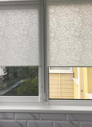 Ролеты геометрические призма