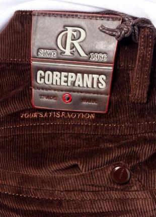 Джинсы, брюки унисекс коттоновые микровельветовые стрейчевые, есть большие размеры corepants, турция4 фото