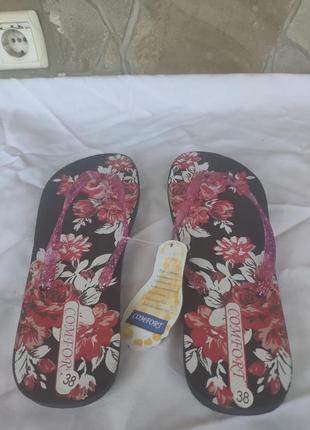 Шльопанці, в'єтнамки, сланці жіночі comfort