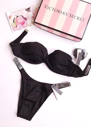 Купальник бандо пушап виктория сикрет victoria's secret оригинал
