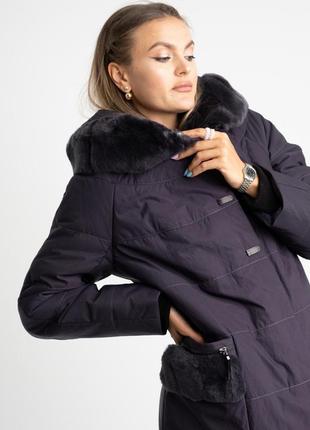 Куртка женская зимняя на холлофайбере, есть большие размеры  retto5 фото