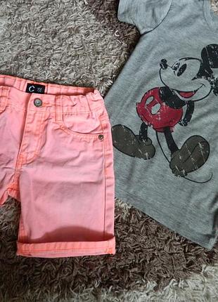 Шорті яскраві джинс