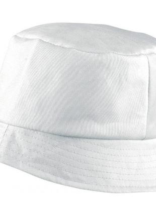 Красивая хлопковая панама bob hat (белая)1 фото