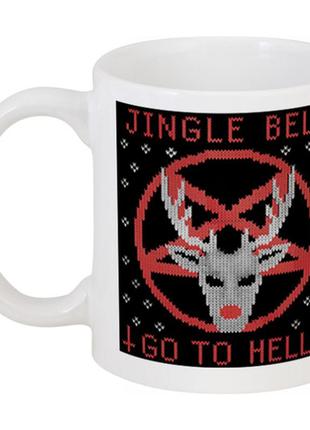 Кружка jingle bell go to hell