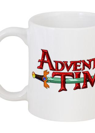 Кружка adventure time (белая)
