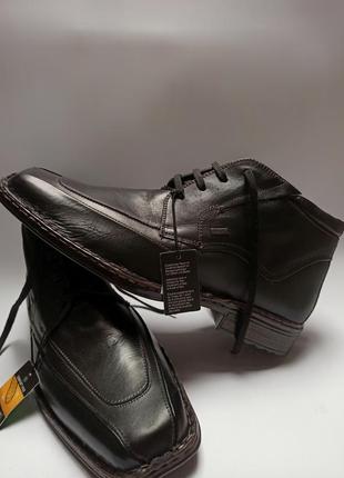 Bugatti туфли мужские теплые кожаные.брендове взуття stock