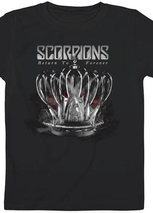 Детская футболка scorpions - return to forever (чёрная)