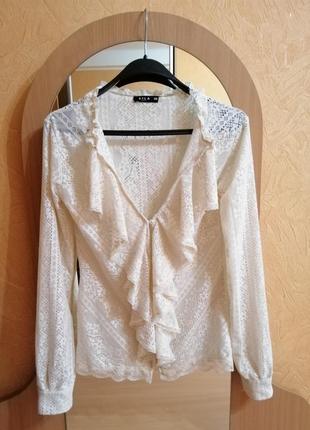 Шикарна ажурна блуза/ кофточка1 фото