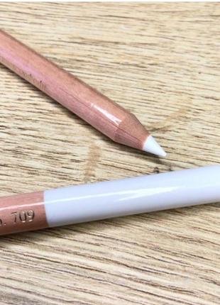 Белый карандаш белый матовый карандаш miss tais709
