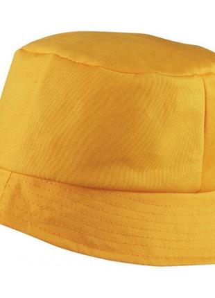 Красивая хлопковая панама bob hat (жёлтая)