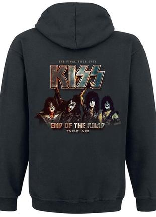 Толстовка с молнией kiss - end of the road - world tour2 фото