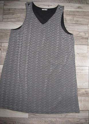 Комфортное трикотажное платье-сарафан от tu р.22