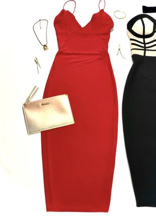 Платье миди на бретелях 3