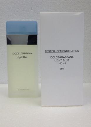 Тестер dolce&gabbana light blue woman (дольче габана лайт блю вумен)