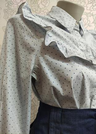 Знижка!!!! оригінальна молодіжна блуза рубашка волани.5 фото