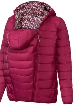 Курточка esmara 3в1 для беременных ,слингокуртка - размер 44-46 бордовый