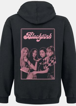 Толстовка с молнией blackpink - members 2 (чёрная)2 фото