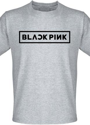 Футболка blackpink - logo (меланж)