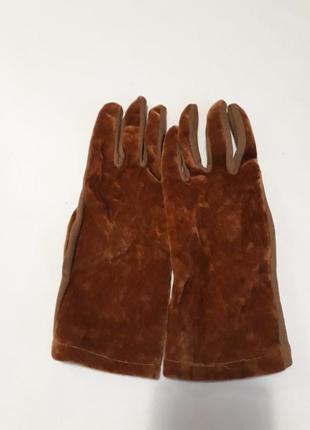 Рукавиці замшеві