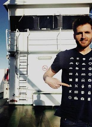 Футболка «в путешествие. iconspeak world edition travel»