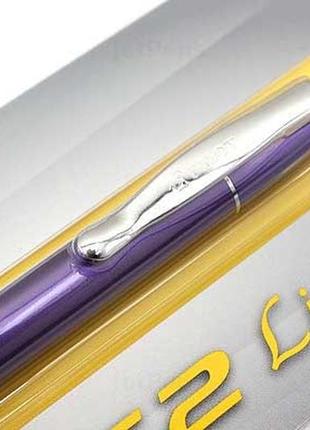 В наличии pilot g2 limited metallic gel pen 0.7 mm purple body ручка гелевая + два стержня + тетрад4 фото