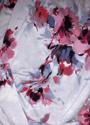 Домашний костюм пижама рубашка цветы набор вискоза натуральная9 фото