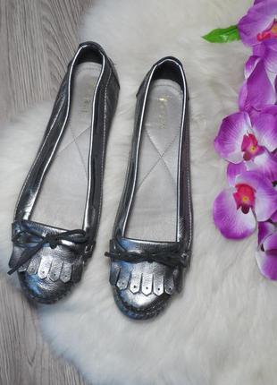 Шкіряні лофери балетки monsoon! 41 р.