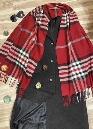 Елегантний палантин в клітку 58/184 fraas🧣(німеччина🇩🇪)