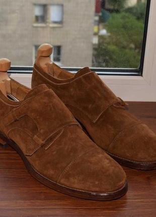 Officine creative suede monk мужские туфли монки