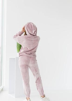 Спортивный костюм женский плюш велюр3 фото