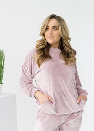 Спортивный костюм женский плюш велюр4 фото