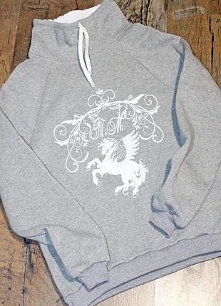 Толстовка реглан теплый на девочку подростка