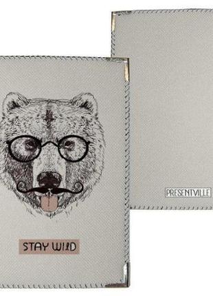 Обложка на паспорт stay wild (pd_urb026_se)1 фото