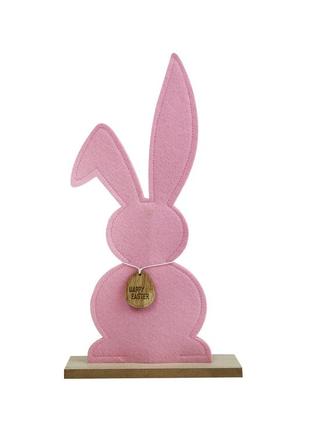 Весенний декор фигурка пасхальный кролик melinera 41 см, фигура статуэтка кролика на подставке