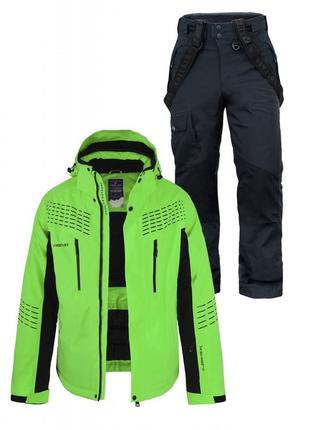 Мужской лыжный костюм freever 21681-6921  салатовый