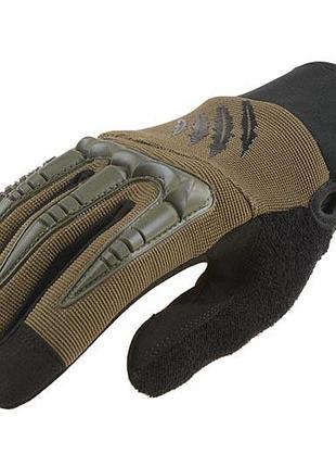Тактичні рукавиці armored claw battleflex olive size xs