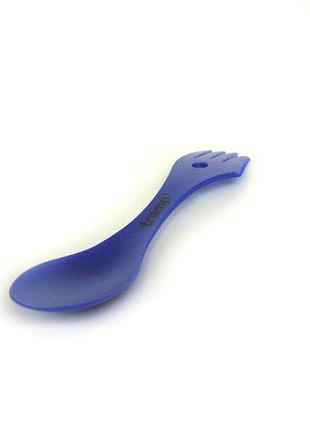 Ложка-вилка (ловилка) пластмассовая tramp синяя