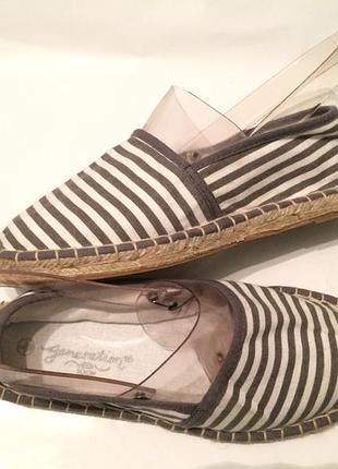Рр 39-23,6 см нові відомі всім балетки еспадрильи new look