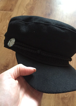 Кепка чёрная, шляпа хулиганка, базовая вещь в гардеробе4 фото