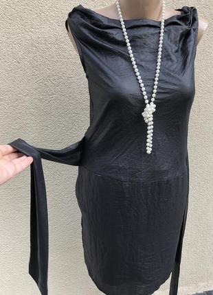 Чорне плаття,сарафан під шкіру,преміум бренд,gap,10 фото