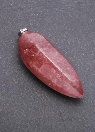 Кулон из натурального камня авантюрин 50х20мм(+-)