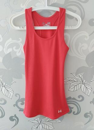 Яркая розовая спортивная майка доя занятия спортом under armour оригинал