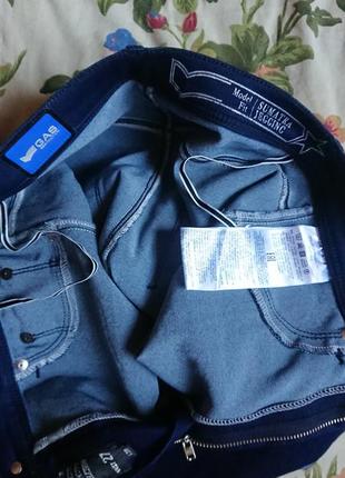 Брендові фірмові італійські жіночі стрейчеві джинси gas,оригінал,нові з бірками,made in italy 🇮🇹.8 фото